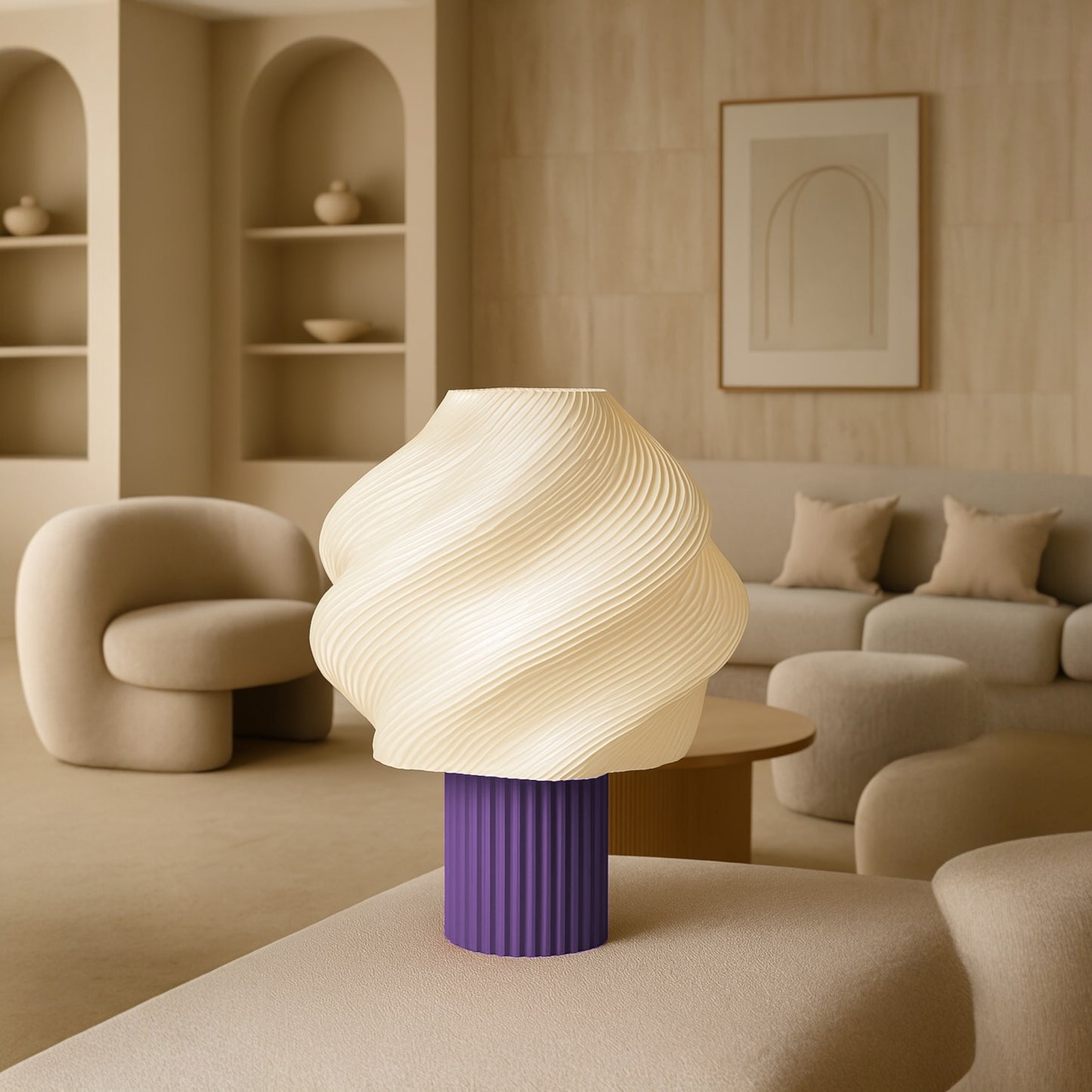 LUMAIRE – Skulpturale Designlampe für warmes, indirektes Licht