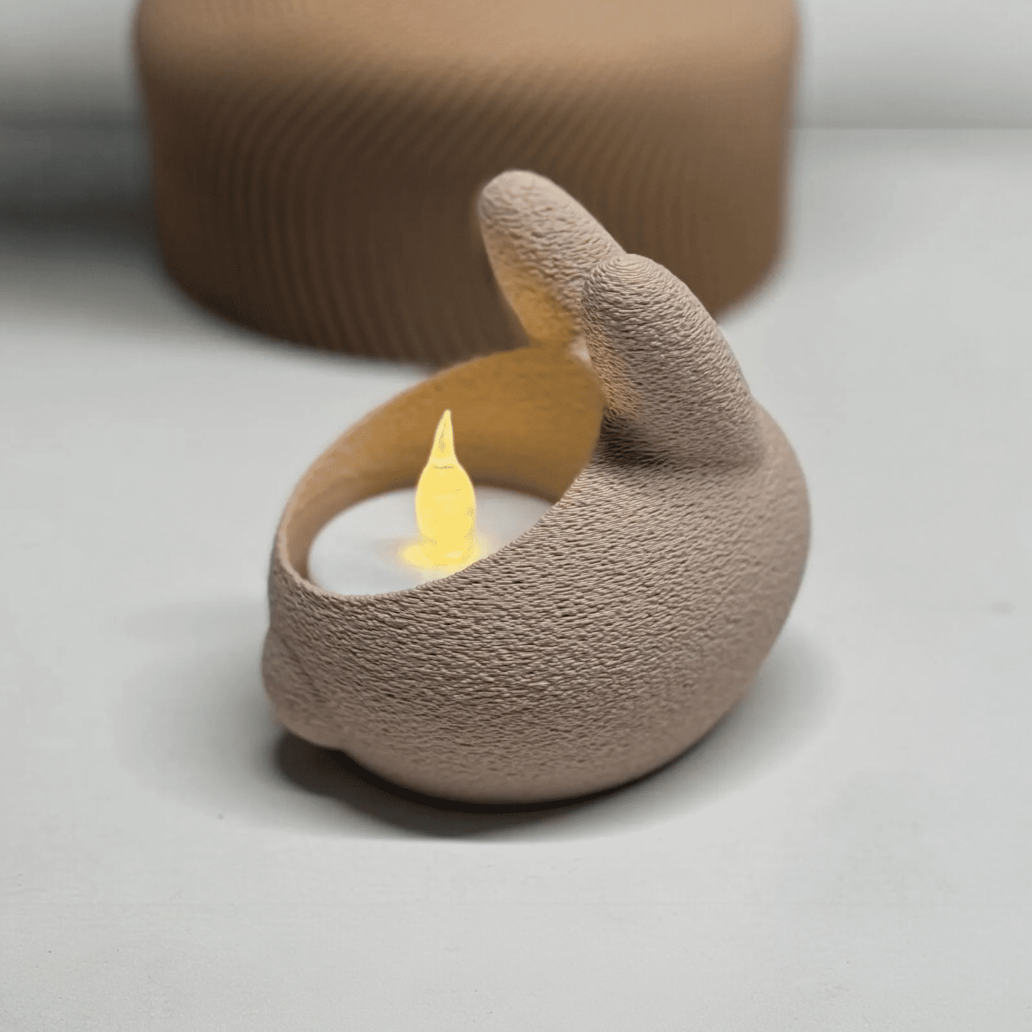 LUMIBUN – 3er-Set Osterlicher Teelichthalter im Hasen-Design