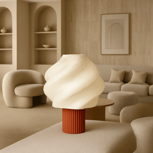 LUMAIRE – Skulpturale Designlampe für warmes, indirektes Licht