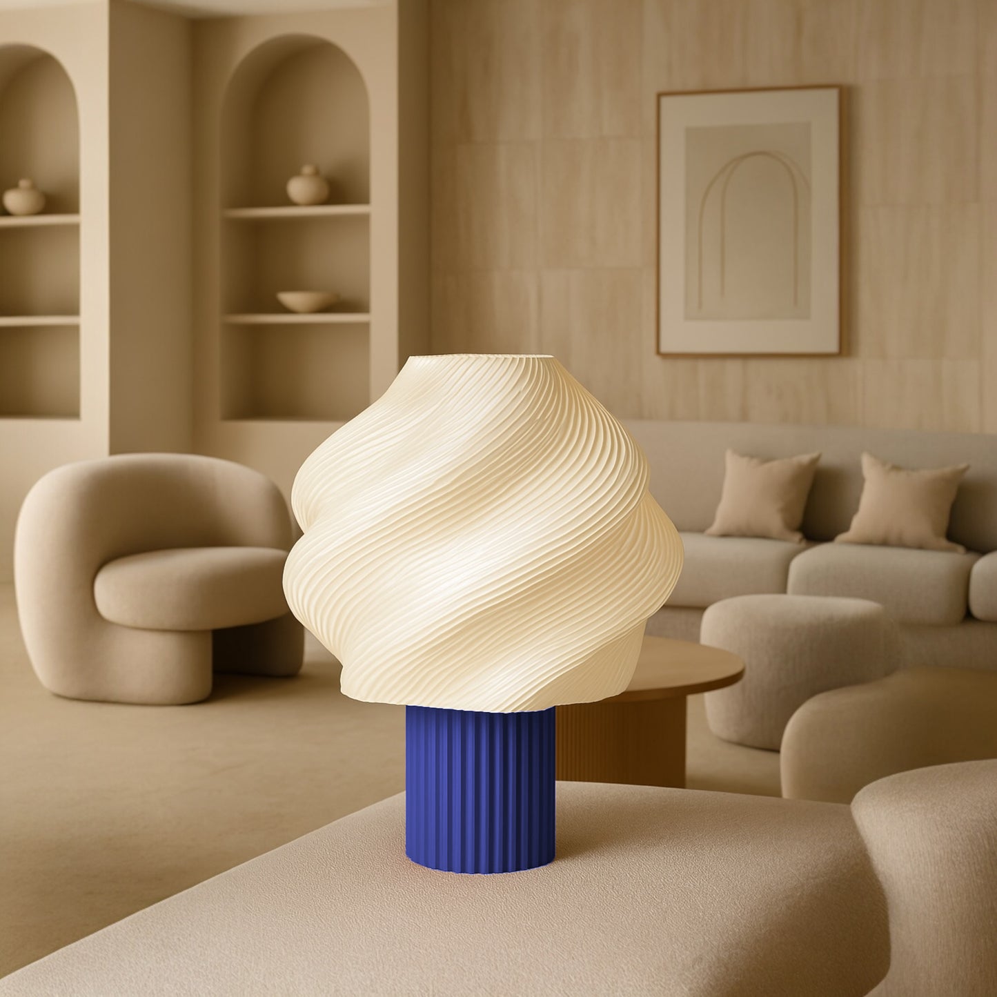 LUMAIRE – Skulpturale Designlampe für warmes, indirektes Licht