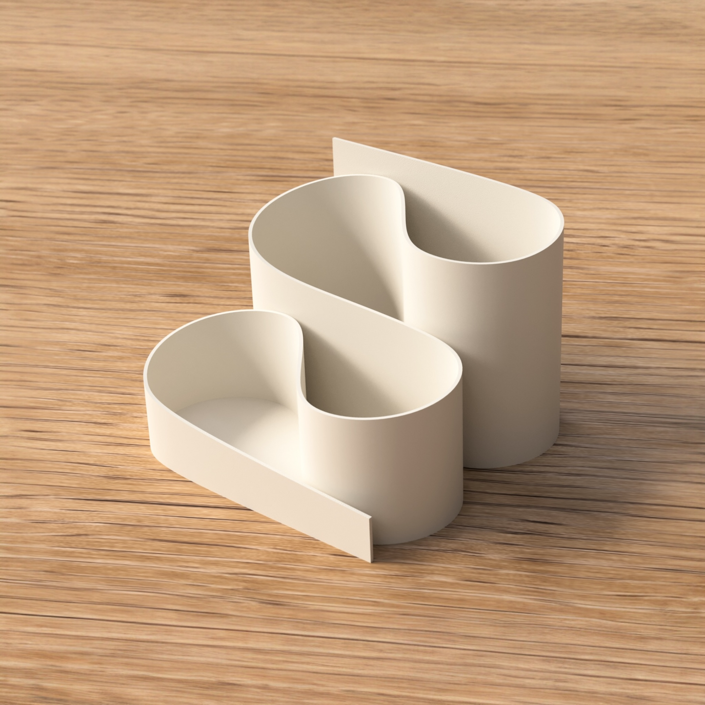 ORGA S-CAPE – Design Schreibtisch-Organizer in geschwungener Form