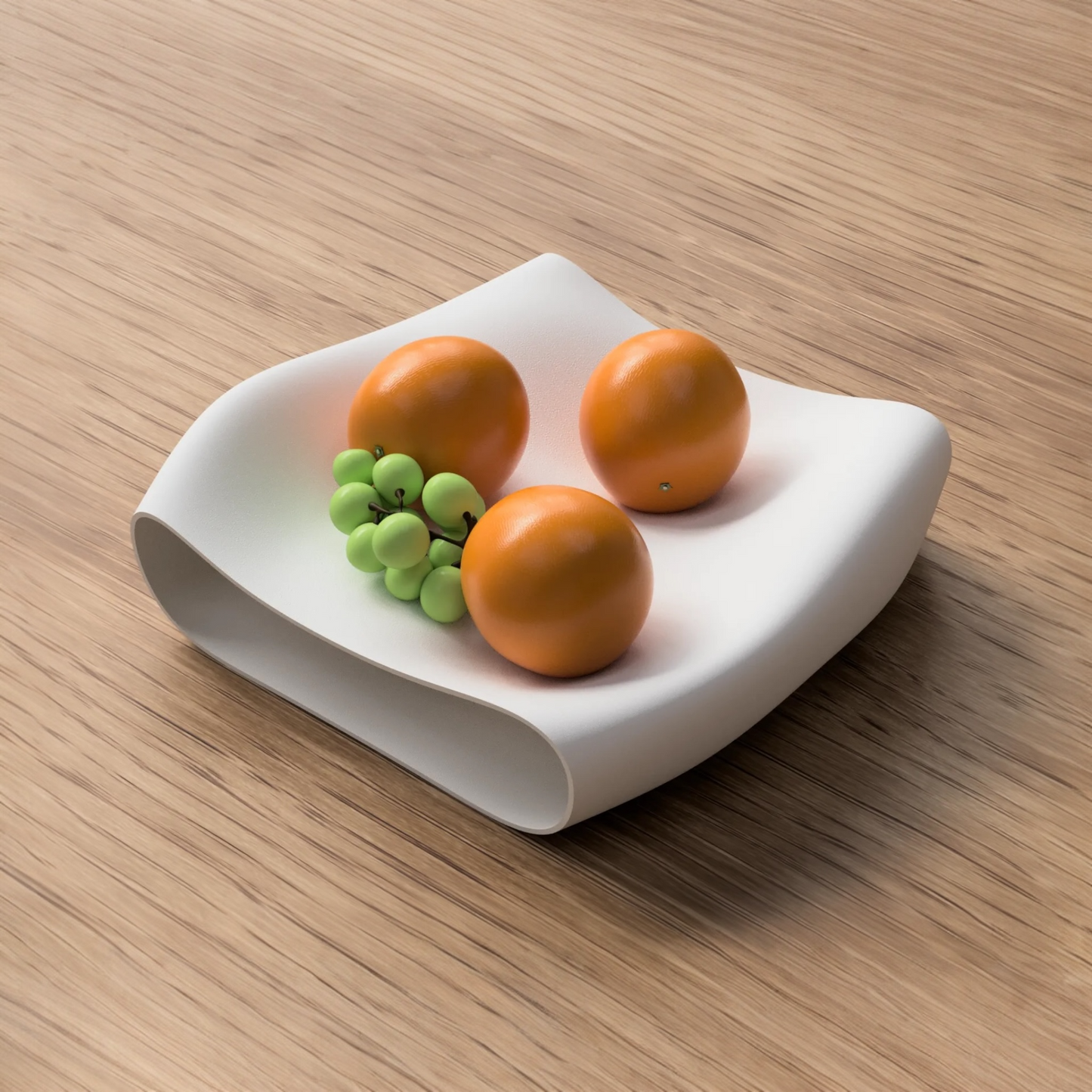 VELA – Organische Obstschale in gewelltem Design