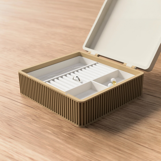 CÉLÉNA – Schmuckbox im modernen Rillendesign für stilvolle Aufbewahrung
