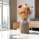 SERAVA – Skulpturale Designvase mit sanfter Wellenstruktur