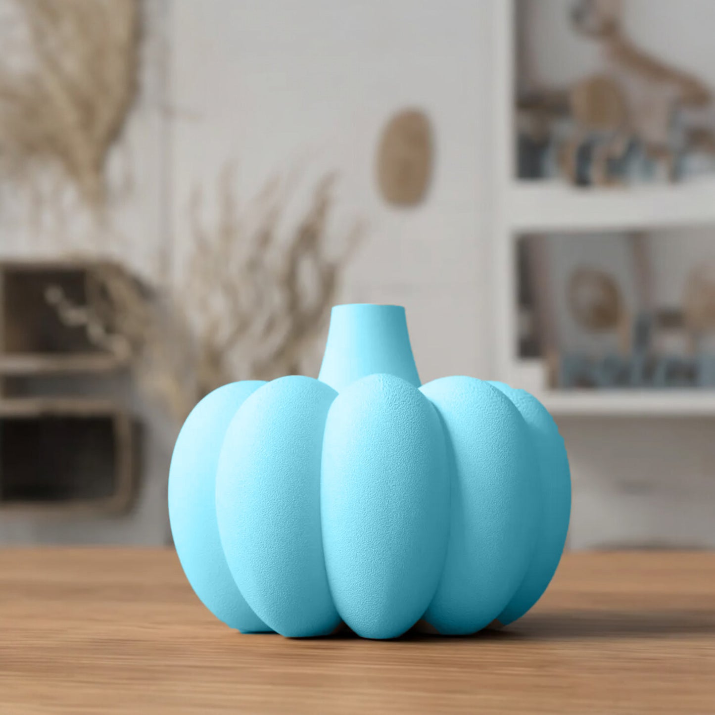 PUMORA – Kürbis-inspirierte Designvase mit organischer Struktur