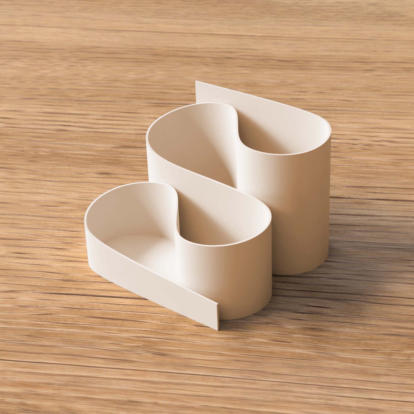 ORGA S-CAPE – Design Schreibtisch-Organizer in geschwungener Form
