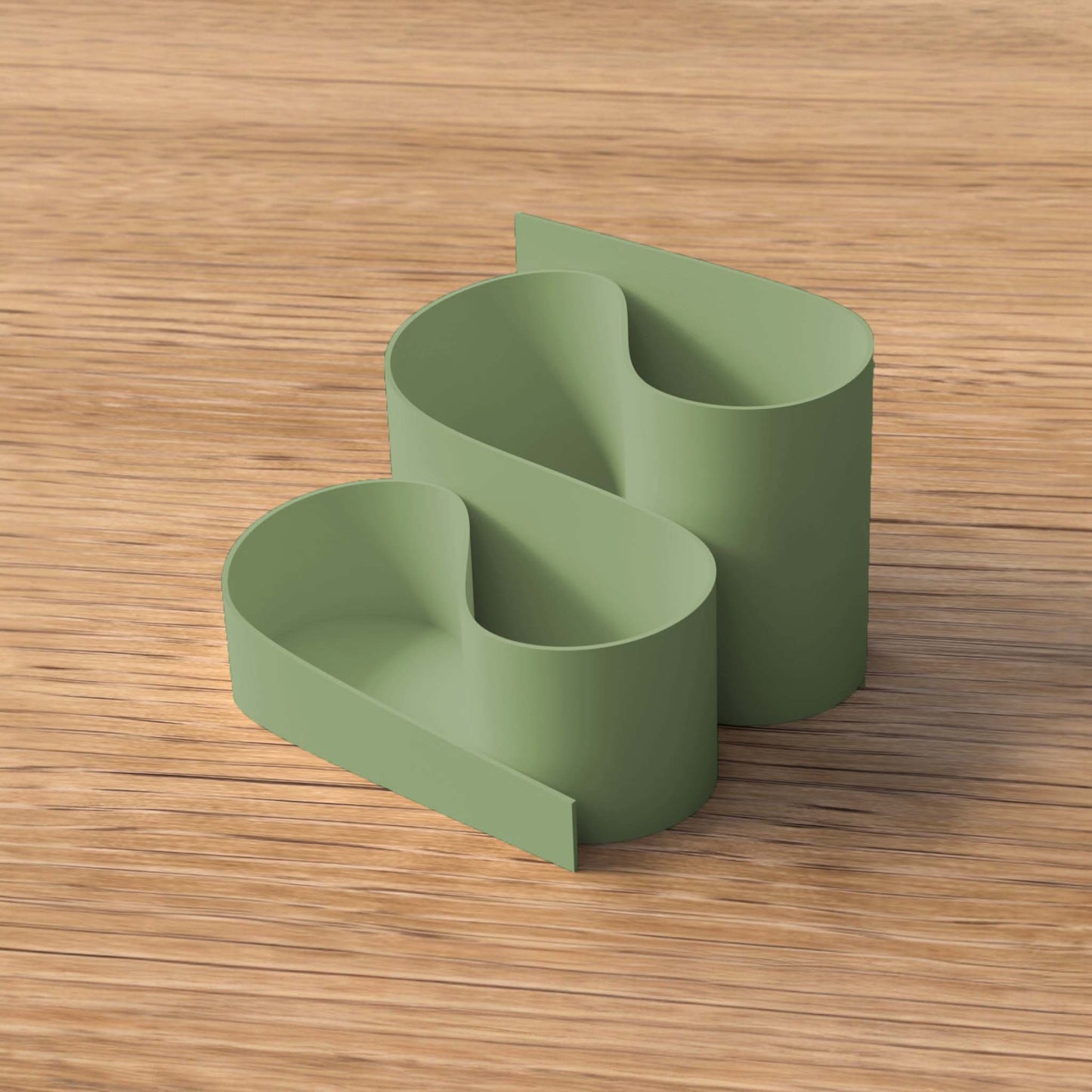 ORGA S-CAPE – Design Schreibtisch-Organizer in geschwungener Form