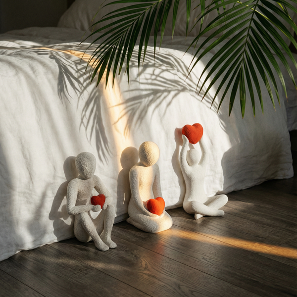 Herzkollektion - Set aus 3 Figuren