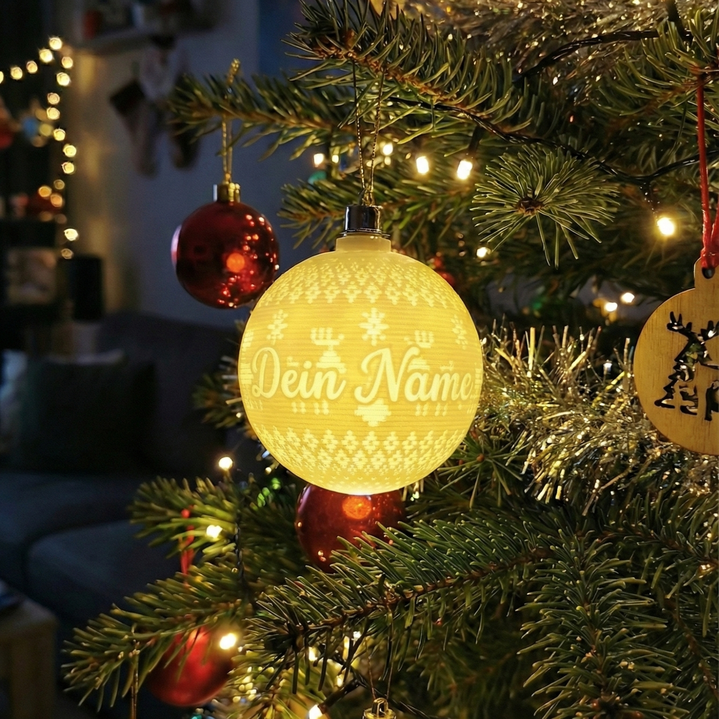 LumiGlow Weihnachtskugel